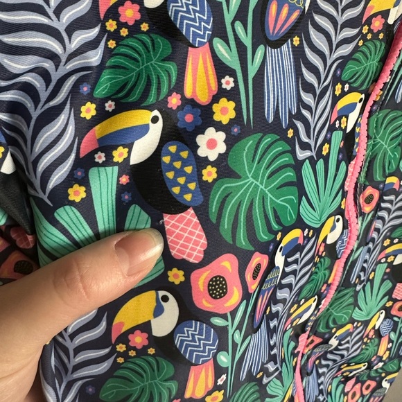 Tame the Sun 2-Piece Bundle Long Sleeve One-Piece Swimsuits Size 12 UPF 50 - Picture 5 of 15